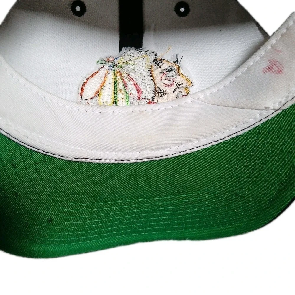Vintage Sports Specialties Chicago Blackhawks Hat Mens 7 1/8 NHL Black